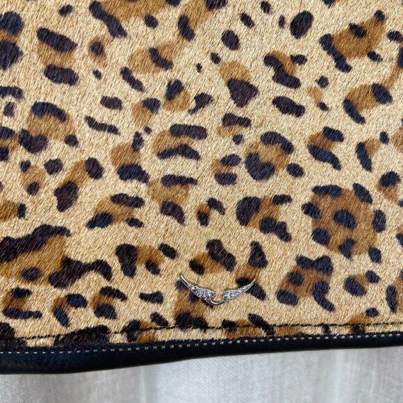 Zadig & Voltaire cheetah clutch with chain - Picture 2 of 10